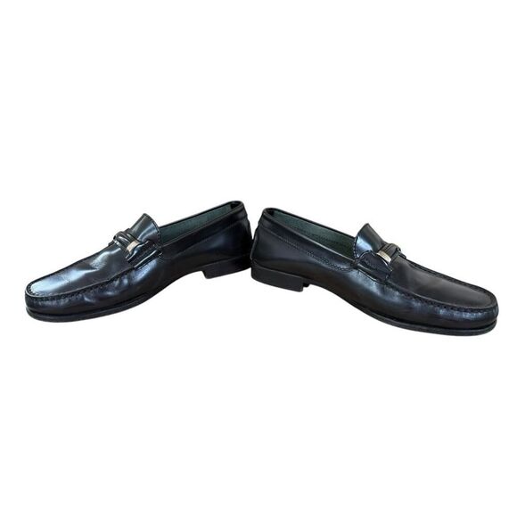 Tod’s Black Leather Bit Loafers Size 6.5 | Classic Italian Slip-On Shoes - Picture 8 of 13